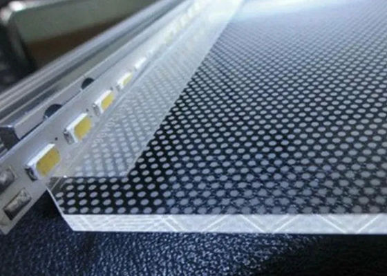 주문 사용자 정의 투명 5Mm 아크릴 빛 안내판 LED 패널 빛 Pmma 온라인 제조