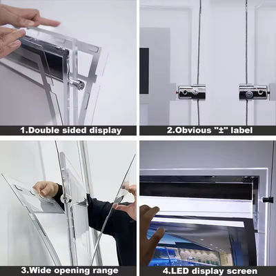 주문 2835 LED 스트립 라이트박스 광고 에너지 절약 크리스탈 LED 라이트박스 디스플레이 DC12V 온라인 제조