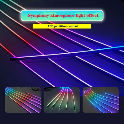 주문 12V 다채로운 자동차 주변 조명 LED RGB 조명 밤 파티 이벤트 온라인 제조