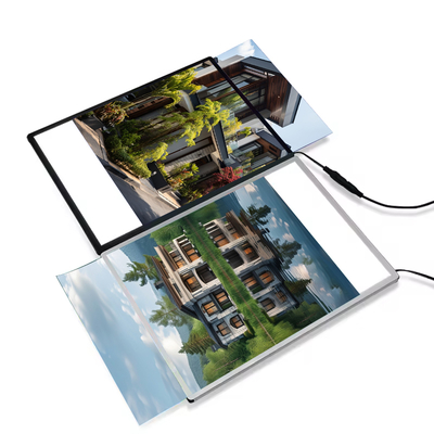주문 Adverting Light Boxes Ultra-Thin Clear LED Light Box Glass LED Light Box 온라인 제조