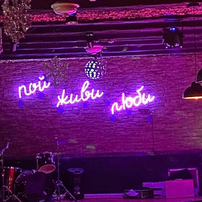 상점 주문 LED 네온 표지판 독특한 장식 아크릴 네온 표지판