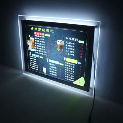 A3 A4 매달린 부동산 매달린 LED 프레임 LED 크리스탈 LED 라이트박스