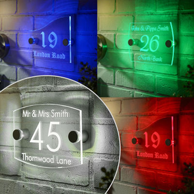 실내 외관 맞춤형 아크릴 LED 표시 2835 LED 스트립 프리미엄 LED 표시